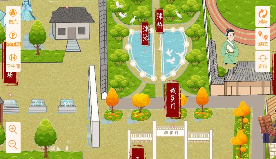 长丰手绘地图景区语音讲解导览系统：智慧景区建设的基石